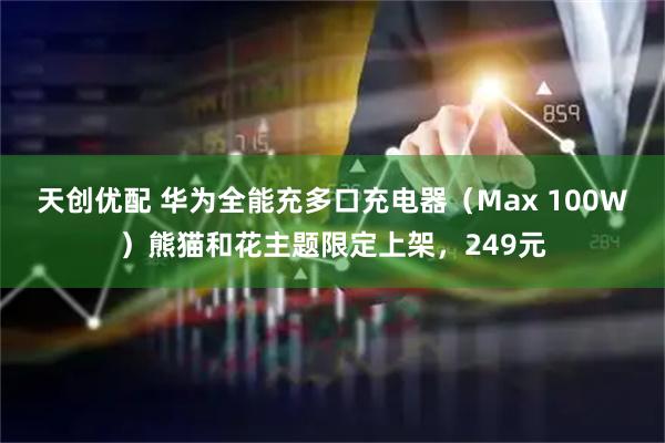 天创优配 华为全能充多口充电器(Max 100W)熊猫和花主题限定上架,249元