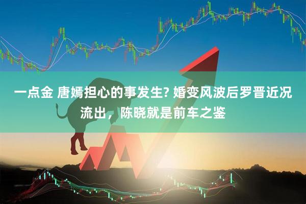 一点金 唐嫣担心的事发生? 婚变风波后罗晋近况流出,陈晓就是前车之鉴